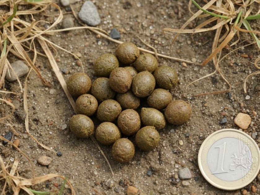Excremento de Conejo de monte